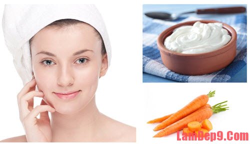 Mặt nạ trị mụn đầu đen hiệu quả từ sữa chua và cà rốt