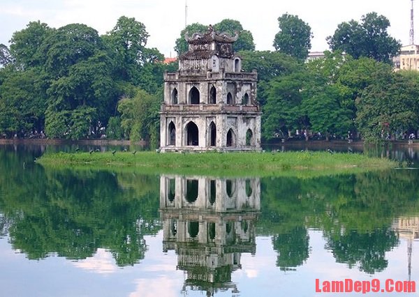 Địa điểm du lịch Hà Nội siêu hấp dẫn. Hồ Hoàn Kiếm. Địa điểm tham quan đeph ở Hà Nội
